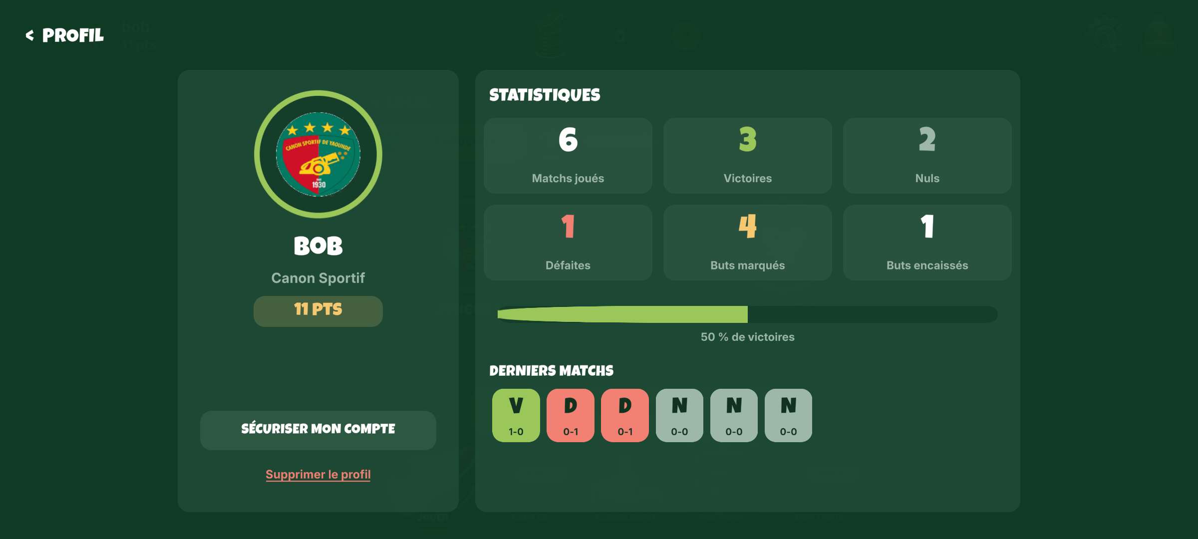 Profil et statistiques Caps Arena Football