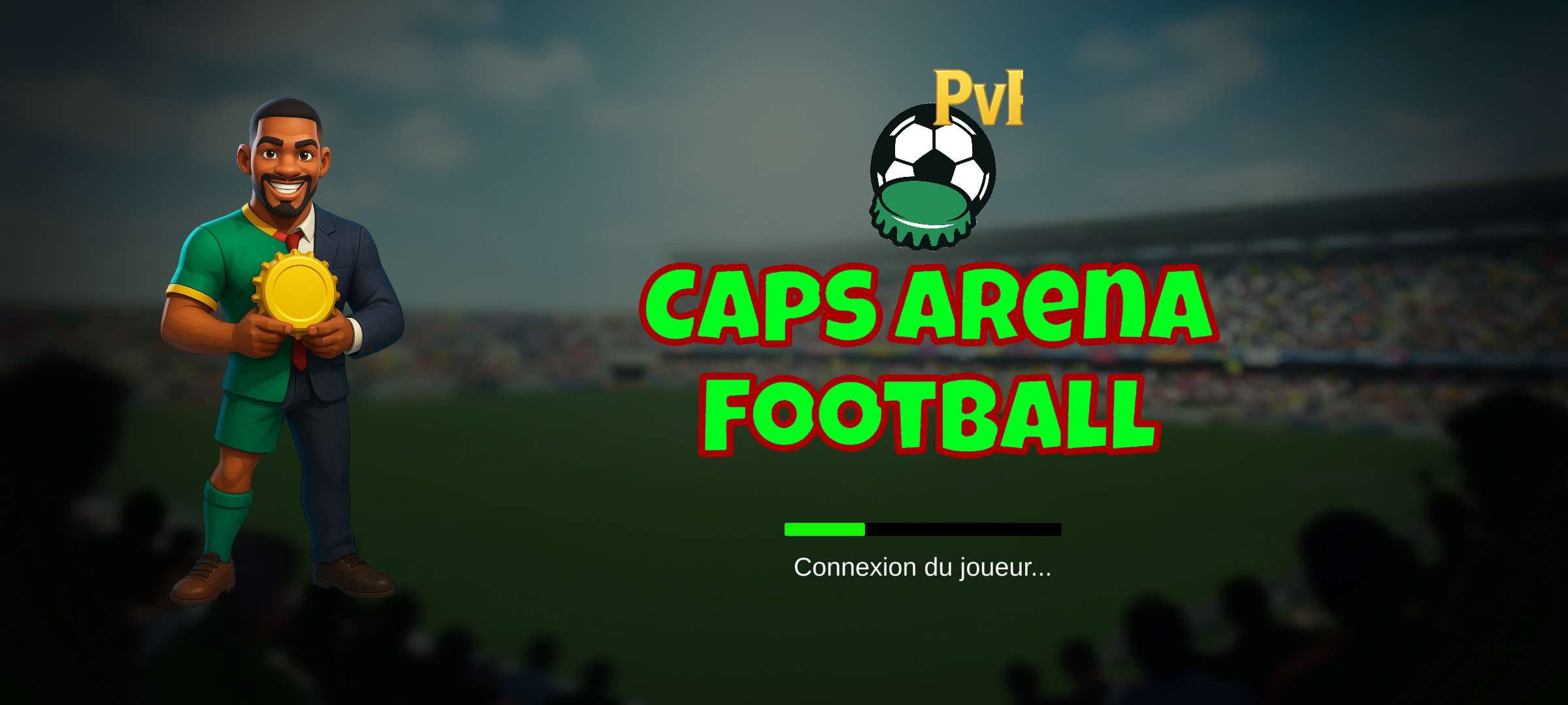 Écran de chargement Caps Arena Football